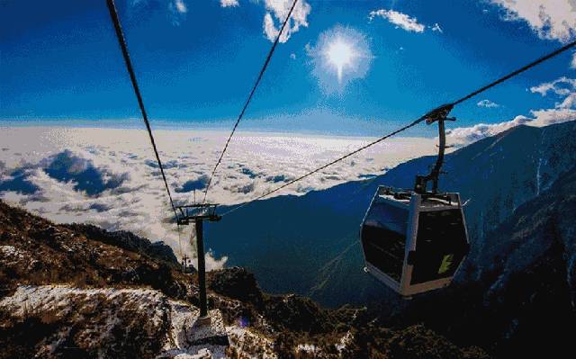 景点景区—苍山大索道